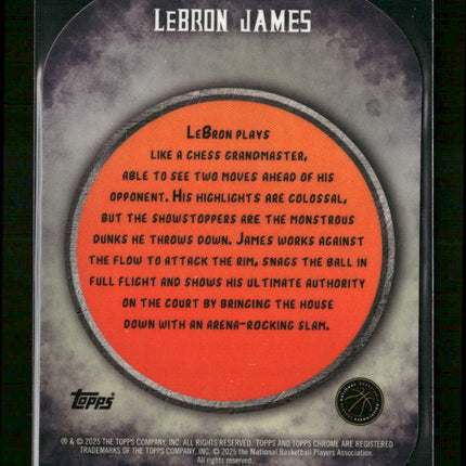 2024-25 Finest - Finishers Purple X-Fractor Lebron James #/125 #F-2