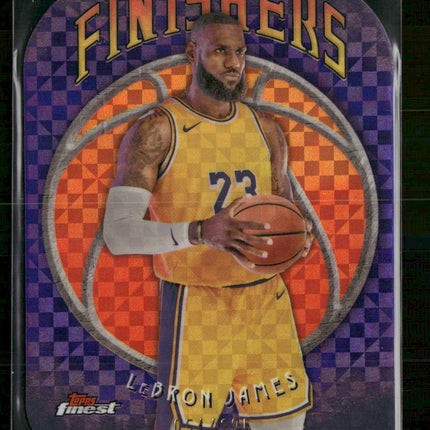 2024-25 Finest - Finishers Purple X-Fractor Lebron James #/125 #F-2