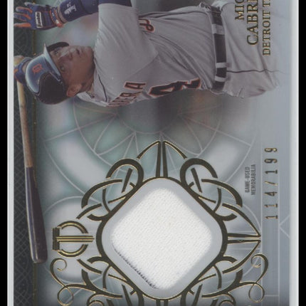 2015 Topps Tribute Relics Miguel Cabrera #/199 #TR-MC