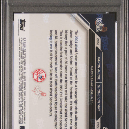 2024 Topps Now Judge/Ohtani 10 PSA #863