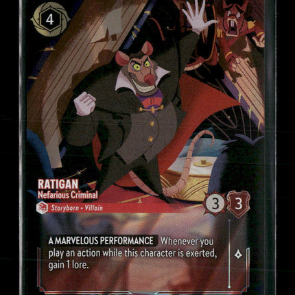 Archazia's Island Ratigan- Nefarious Criminal (Enchanted) #216/204
