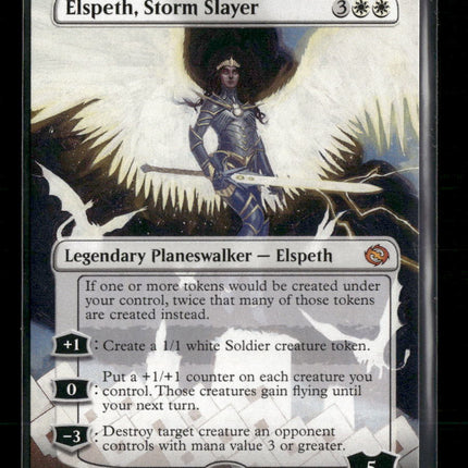 Tarkir: Dragonstorm Elspeth, Storm Slayer (Borderless) #398