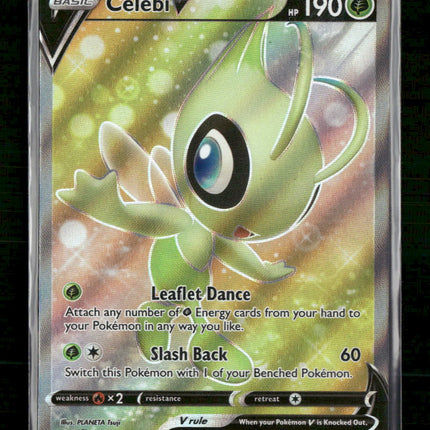 SWSH06: Chilling Reign Celebi V (Full Art) #160/198