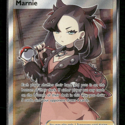 SWSH01: Sword & Shield Base Set Marnie (Full Art) #200/202