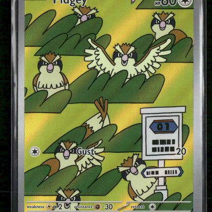 SV03: Obsidian Flames Pidgey #207/197