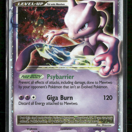 Diamond and Pearl Promos Mewtwo LV.X #DP28 (Damaged)