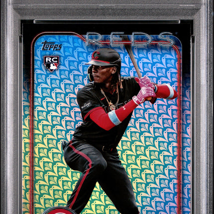 2024 Topps Holiday Elly De La Cruz 10 PSA #141