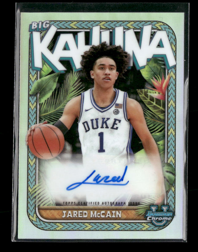 2023-24 Bowman University Chrome The Big Kahuna Auto Jared McCain #/150  #BKA-JM