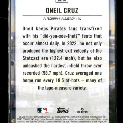 2023 Topps Home Field Advantage Oneil Cruz #HA-14