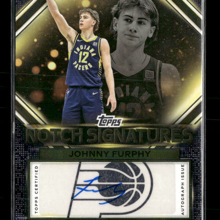2025-26 Topps Topps Notch Signatures Holo Foil Johnny Furphy Auto #TNS-JF