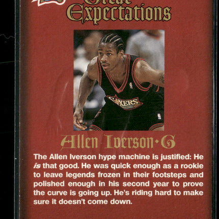 1998-99 Fleer Tradition Great Expectations Allen Iverson #7 GE