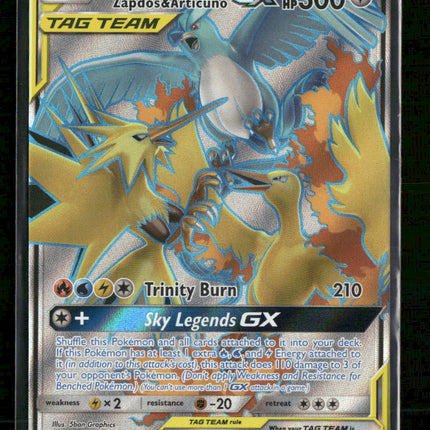 Hidden Fates Moltres & Zapdos & Articuno GX (Full Art) #66/68