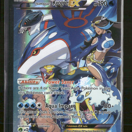 Double Crisis Team Aqua's Kyogre EX #6/34