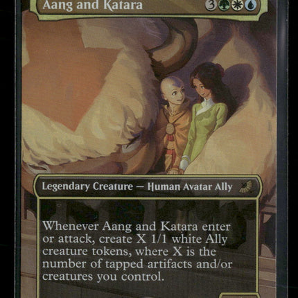 Avatar: The Last Airbender: Eternal-Legal Aang and Katara (Borderless) Foil #69