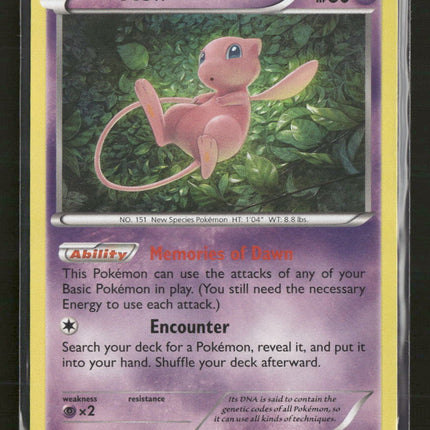 XY - Fates Collide Mew Holofoil #29/124