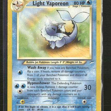 Neo Destiny Light Vaporeon #052/105