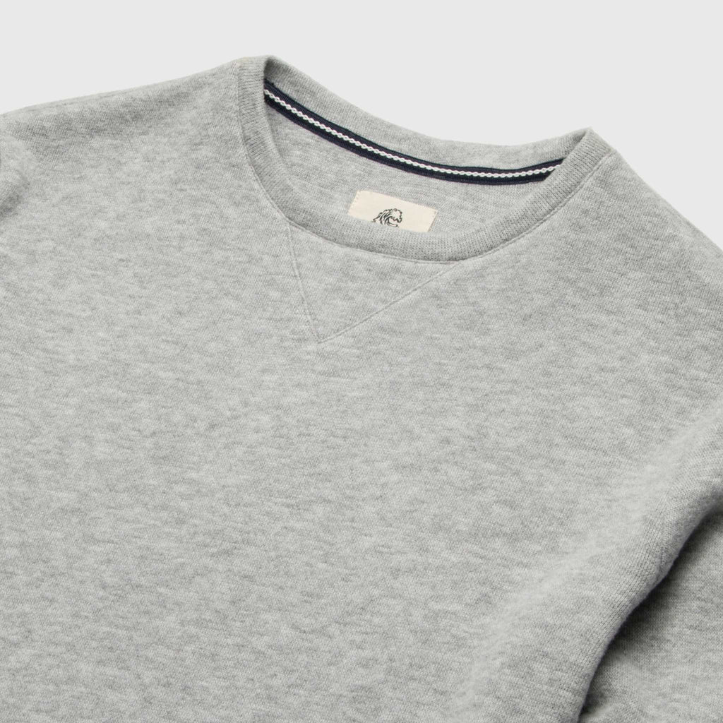 Butch Cashmist Crewneck - Heather Grey