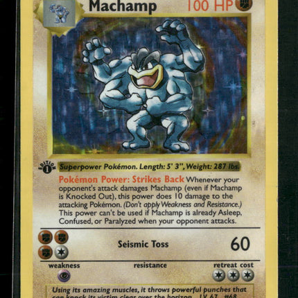 Deck Exclusives Machamp #008/102 damaged