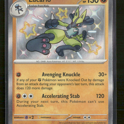 SV: Paldean Fates Lucario #174/091