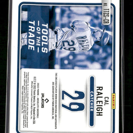 2022 Panini Absolute Tools of the Trade Cal Raleigh #/99 Auto #TT2S-CR