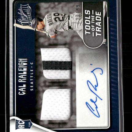 2022 Panini Absolute Tools of the Trade Cal Raleigh #/99 Auto #TT2S-CR
