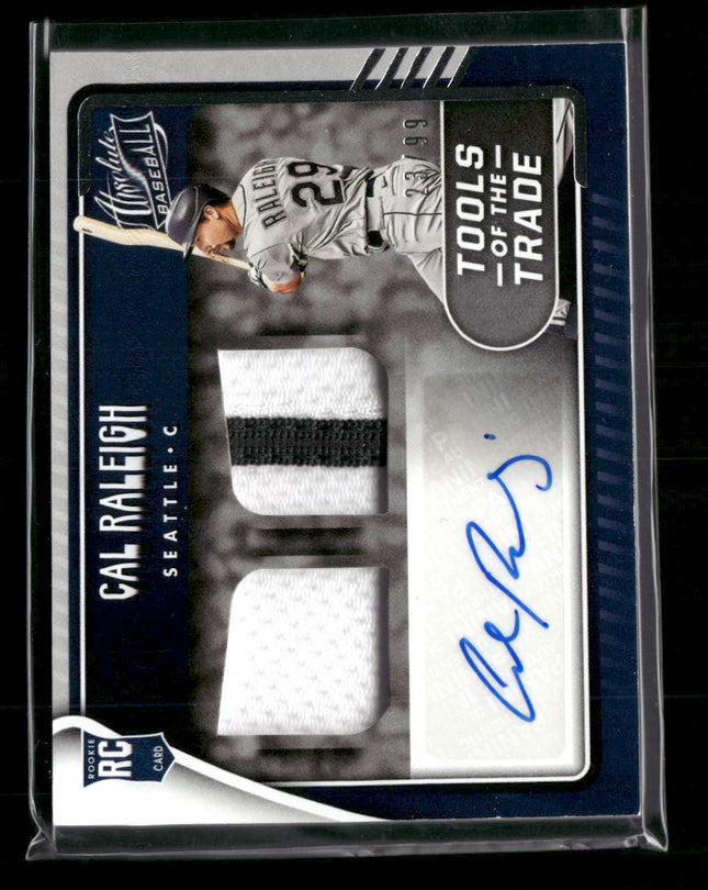 2022 Panini Absolute Tools of the Trade Cal Raleigh #/99 Auto #TT2S-CR