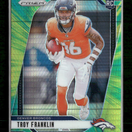 2024 Panini Prizm Hyper Troy Franklin Rookie #/180 #393