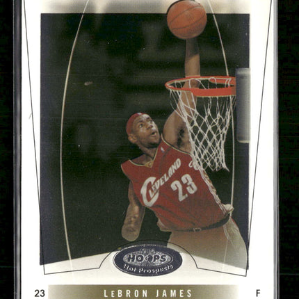 2004-05 Hoops Hot Prospects LeBron James #54