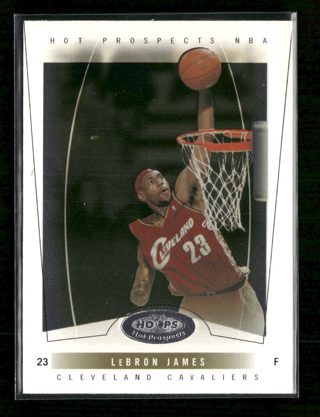 2004-05 Hoops Hot Prospects LeBron James #54