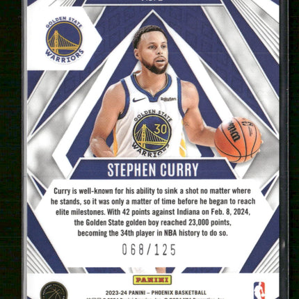 2023-24 Panini Phoenix Paragon Phoenix White Ice Stephen Curry #/125 #2
