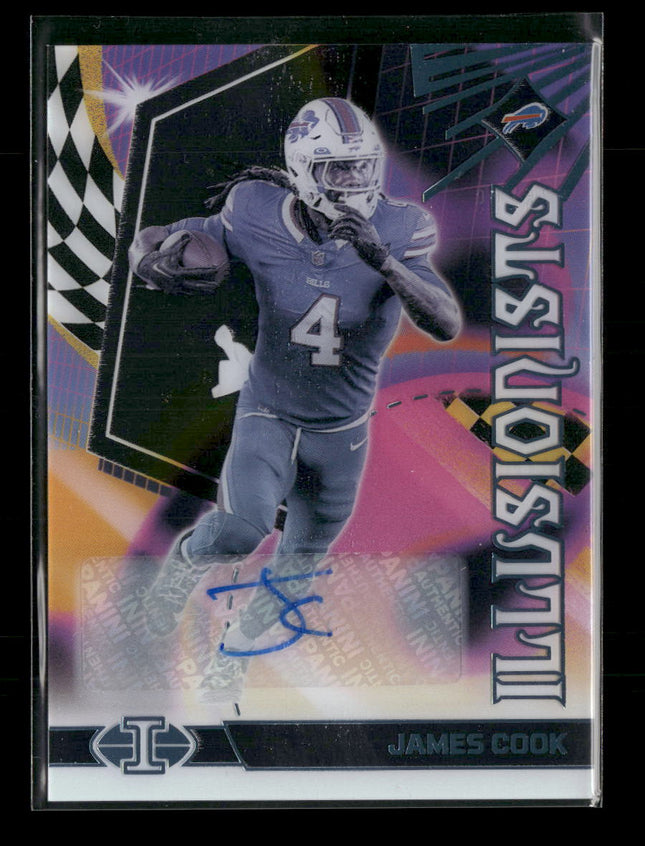 2023 Panini Illusions Illusionists Autographs James Cook #/99 Auto #5