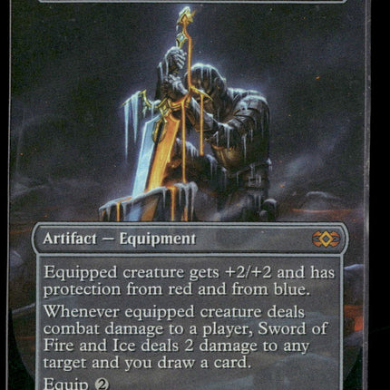 Double Masters Sword of Fire and Ice (Borderless) Foil #365