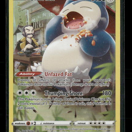 SWSH11: Lost Origin Trainer Gallery Snorlax #TG10/TG30