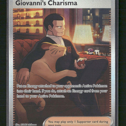SV: Scarlet & Violet 151 Giovanni's Charisma #204/165