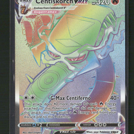 SWSH03: Darkness Ablaze Centiskorch VMAX (Secret) #191/189