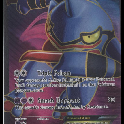 XY - Flashfire Toxicroak EX (102 Full Art) #102/106