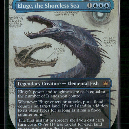 Bloomburrow Eluge, the Shoreless Sea (Borderless) Foil #288