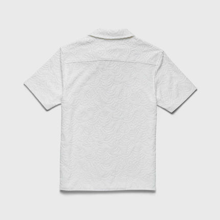 Mariner Terry Camp Collar Shirt - Brilliant White