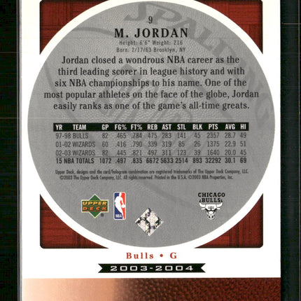 2003-04 Upper Deck Standing O Michael Jordan #9