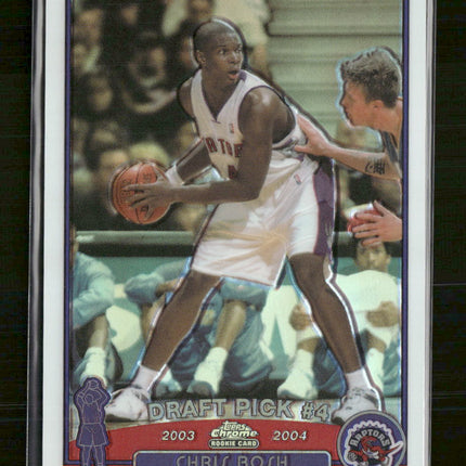 2003-04 Topps Chrome Refractors Chris Bosh Rookie #114