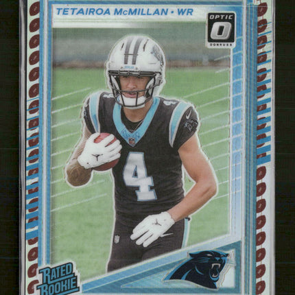 2025 Donruss Optic R R Preview Football Emoji Tetairoa McMillan Rookie #314