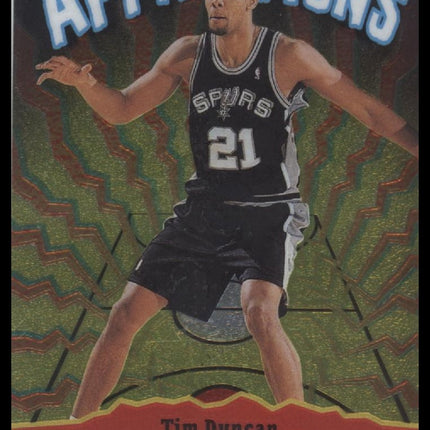 1998-99 Topps Apparitions Tim Duncan #A14