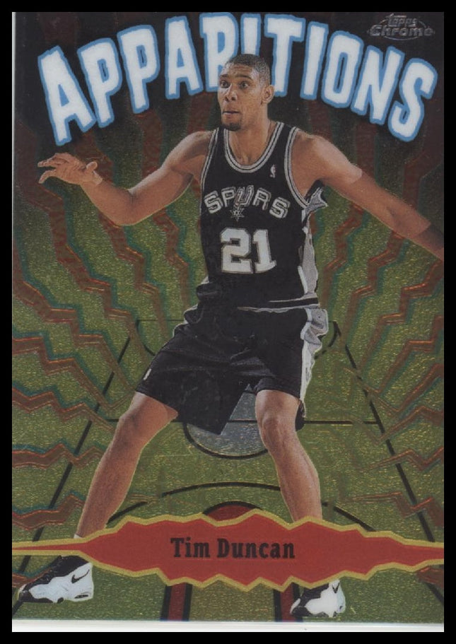 1998-99 Topps Apparitions Tim Duncan #A14