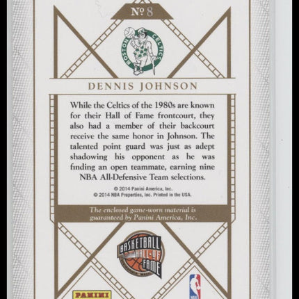2013-14 Panini National Treasures Springfield Swatches Dennis Johnson #/49 #8