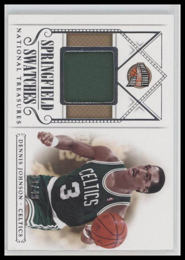 2013-14 Panini National Treasures Springfield Swatches Dennis Johnson #/49 #8