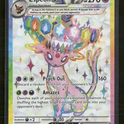 SV: Scarlet & Violet Promo Cards Espeon ex #SVP 175