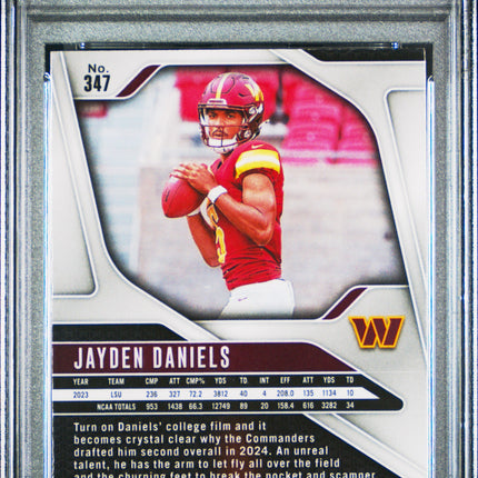 2024 Panini Prizm Jayden Daniels 10 PSA #347