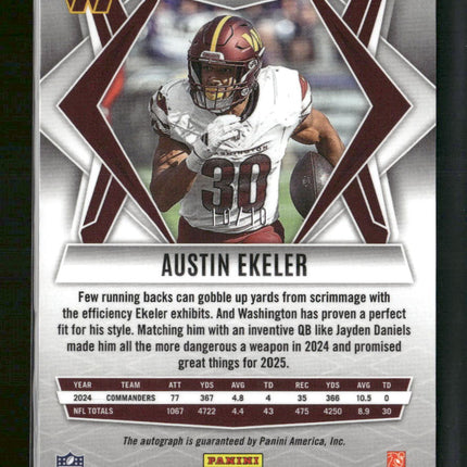 2025 Panini Phoenix Gold Prizm Austin Ekeler #/10 #103
