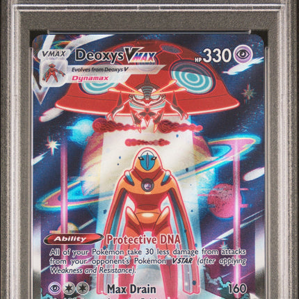 2023 Pokemon Sword And Shield Crown Zenith Fa/Deoxys Vmax 10 PSA #GG45