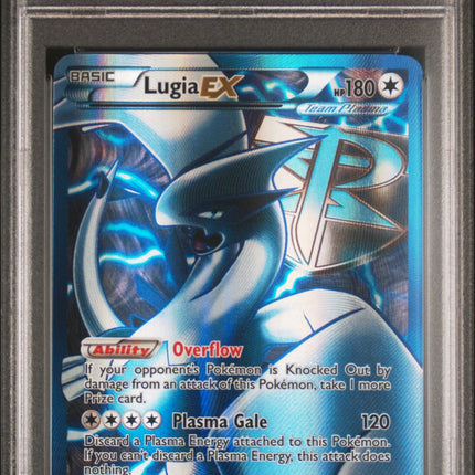 2013 Pokemon Black & White Plasma Storm Fa/Lugia Ex 8 PSA #134